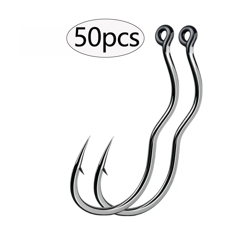 Fishing Hook Circle - 50 Buah Kail Pancing Baja Karbon