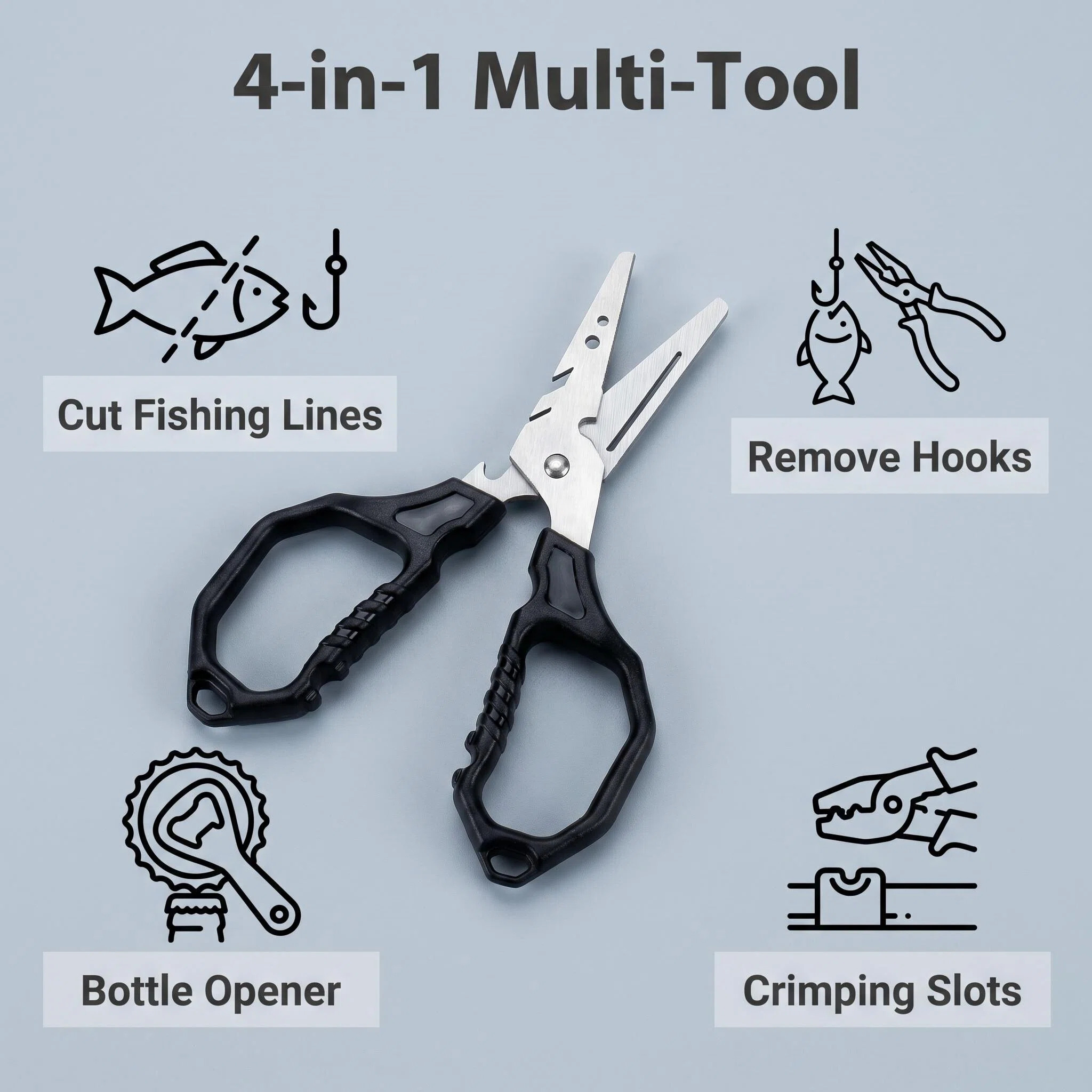 Gunting Pancing Multifungsi Pe - Fishing Hook Remover ulasan dan harga