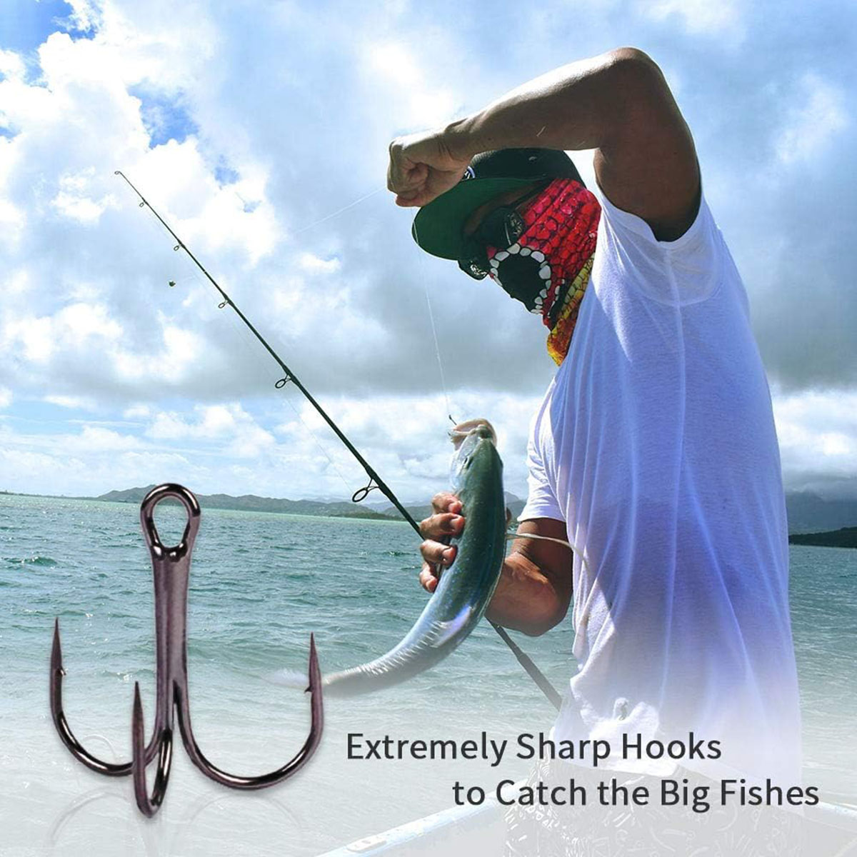 50/100pcs/kotak Kit Kail Panci - Fishing Hook Circle ulasan dan harga