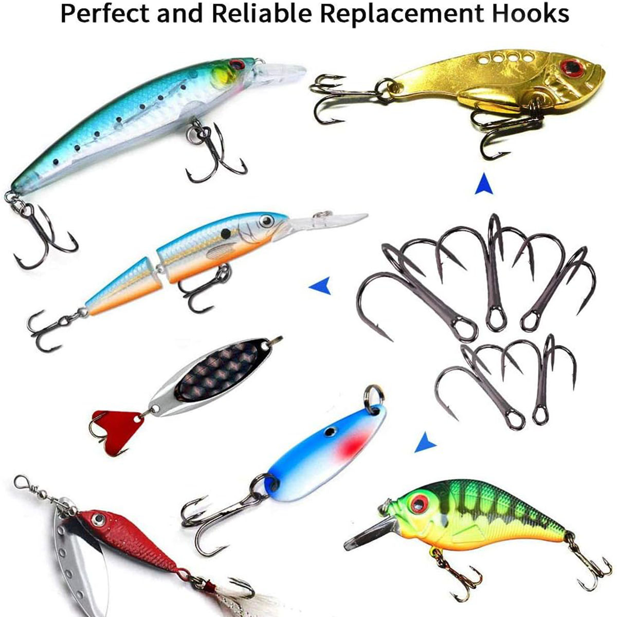 50/100pcs/kotak Kit Kail Panci - Fishing Hook Circle ulasan dan harga