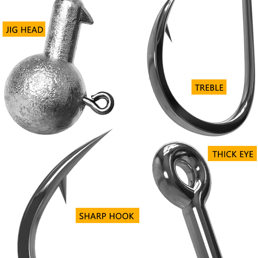 WODJYJ 1g 2g 3g 4g 5g 7g 8g 10 - Fishing Hook Assortment ulasan dan harga